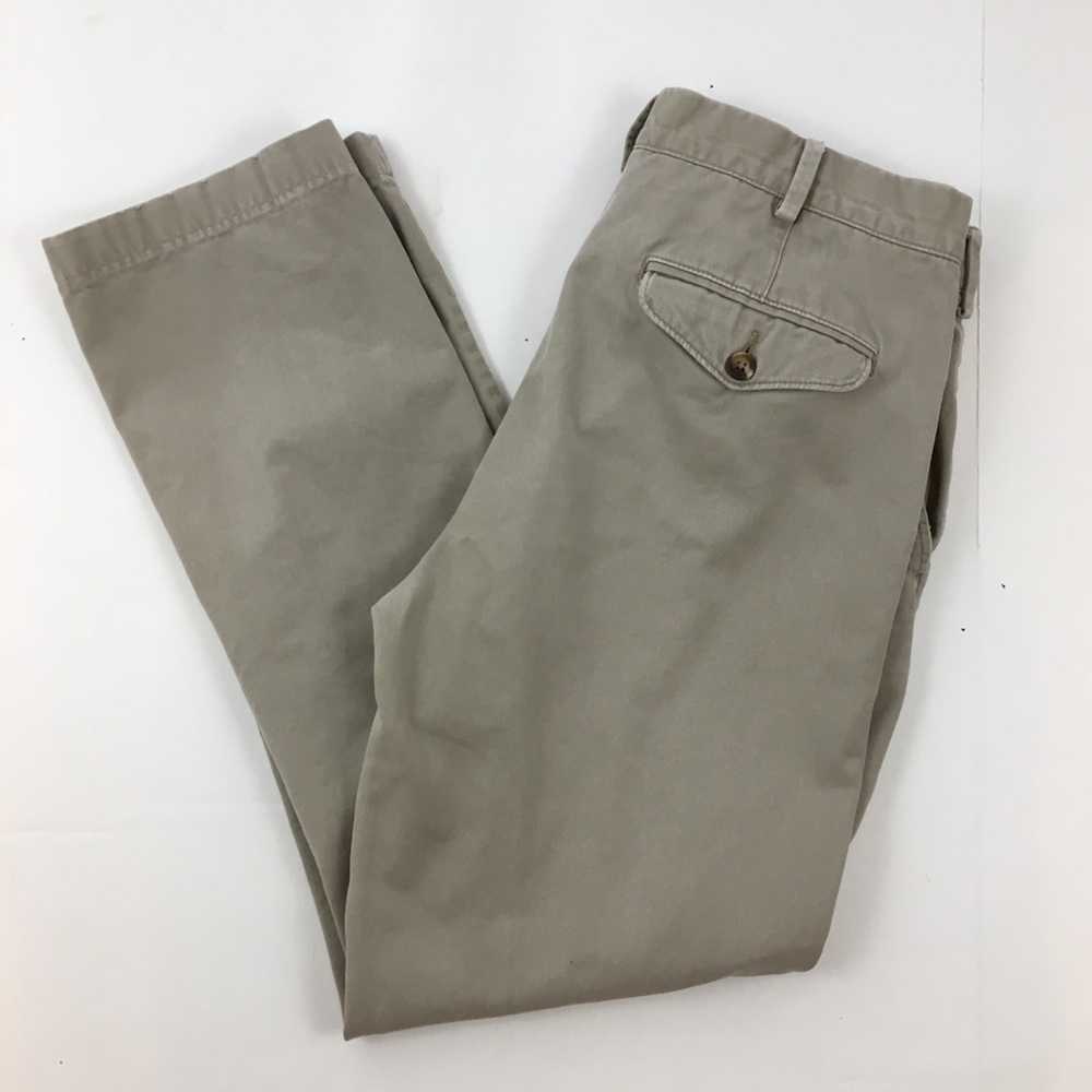 Lands’ End Tailored Fit Khaki Chinos